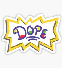 Rugrats "Dope" w/o Background Sticker