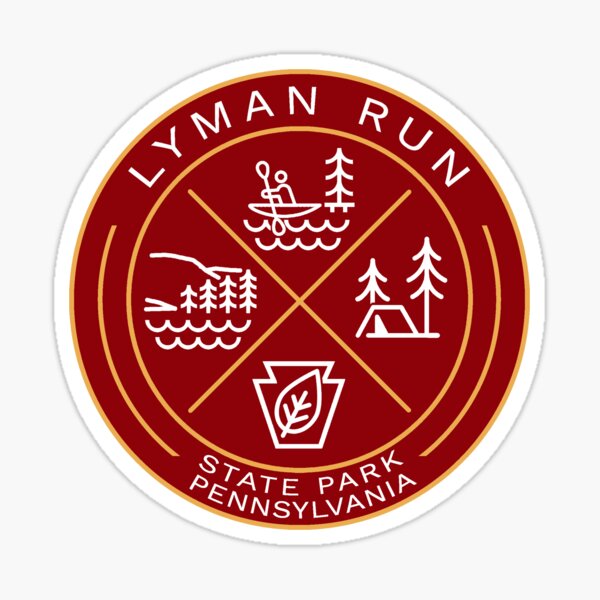 Item preview, Lyman Run State Park Heraldic Logo designed and sold by VanyaKar.