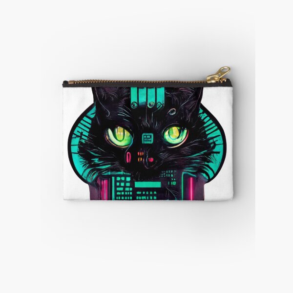 Item preview, Cyberpunk Hacker Cat II designed and sold by thelofidragon.