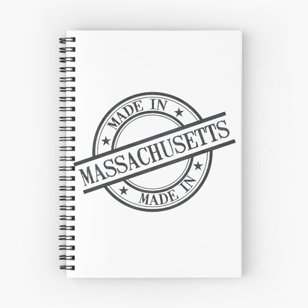 Item preview, Made In Massachusetts Stamp Style Logo Symbol Black designed and sold by surgedesigns.
