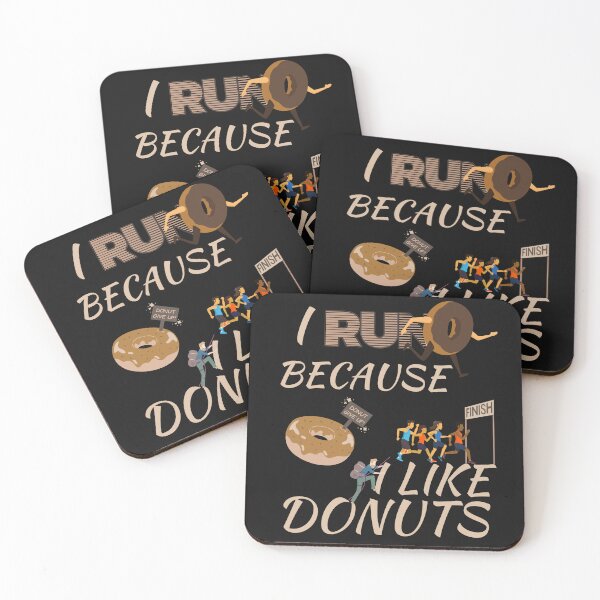 Item preview, I Run Because I Like Donuts designed and sold by Jadylan Martin.