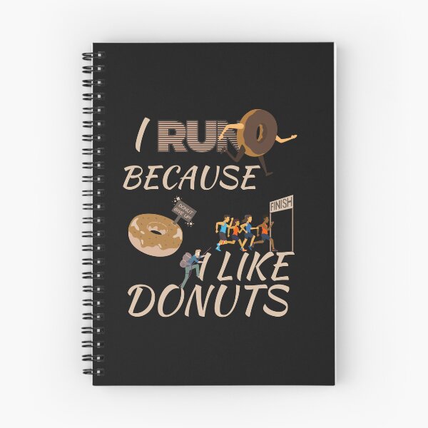 Item preview, I Run Because I Like Donuts designed and sold by Jadylan Martin.