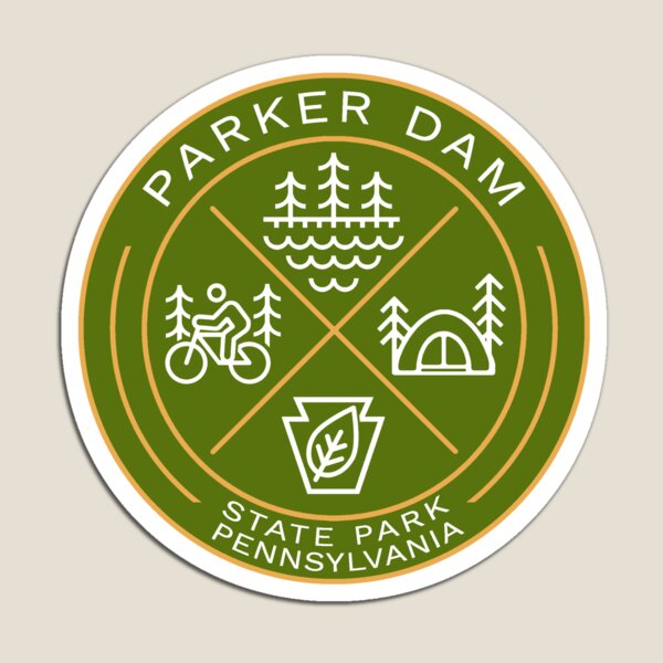 Item preview, Parker Dam State Park Heraldic Logo designed and sold by VanyaKar.