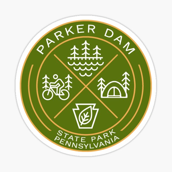Item preview, Parker Dam State Park Heraldic Logo designed and sold by VanyaKar.