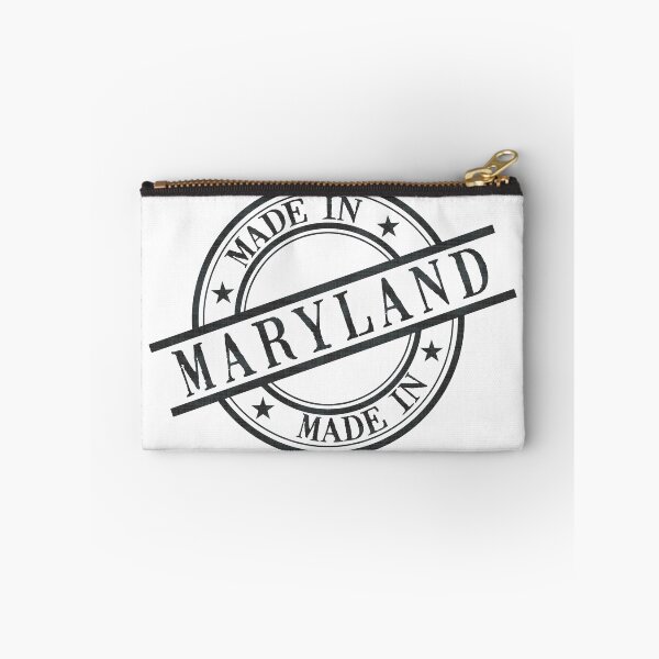 Item preview, Made In Maryland Stamp Style Logo Symbol Black designed and sold by surgedesigns.