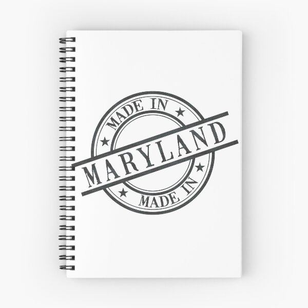Item preview, Made In Maryland Stamp Style Logo Symbol Black designed and sold by surgedesigns.