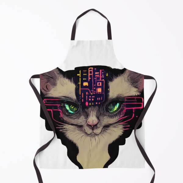 Item preview, Cyberpunk Hacker Cat III designed and sold by thelofidragon.