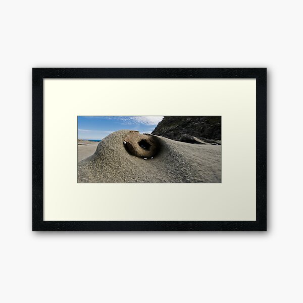 A rock for some, a home for others Framed Art Print