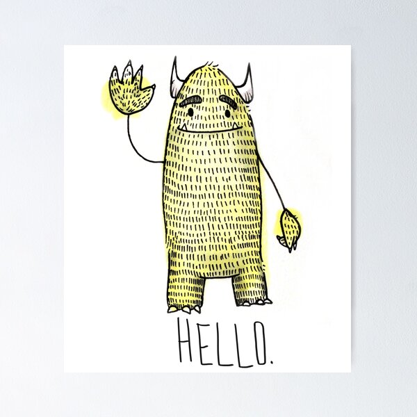 Item preview, Hello.  designed and sold by Chloe Burgett.