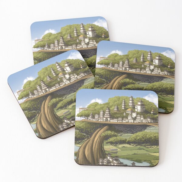 Item preview, Japanese City in Giant Tree designed and sold by DoctorCocoBean.