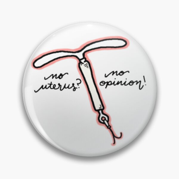 Item preview, no uterus? no opinion! designed and sold by REDmoonDeco.