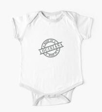 Made In Louisiana Stamp Style Logo Symbol Black One Piece - Short Sleeve