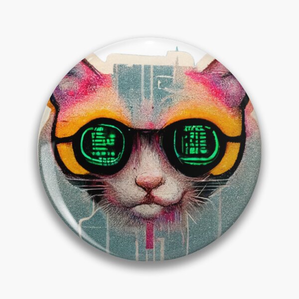 Item preview,  Cypberpunk Cat Warrior designed and sold by thelofidragon.