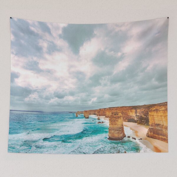 Item preview, Beautifully Aesthetic Seashore Photography - Cloudy Sky designed and sold by Tjokko-chan.