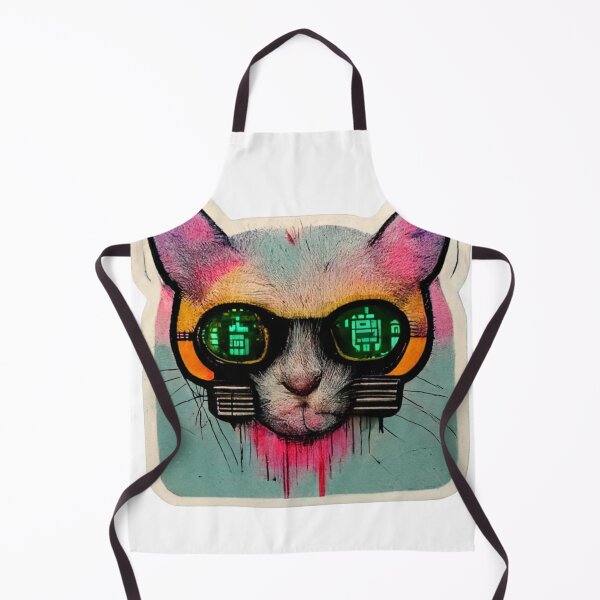 Item preview, Cypberpunk Cat Warrior III designed and sold by thelofidragon.