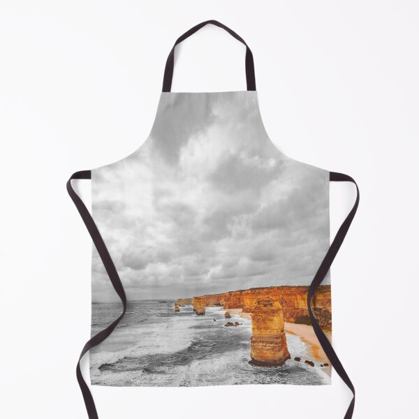 Item preview, Beautifully Grey Waves and Colourful Seashore Photography - Cloudy Sky designed and sold by Tjokko-chan.