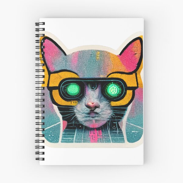 Item preview, Cypberpunk Cat Warrior V4 designed and sold by thelofidragon.