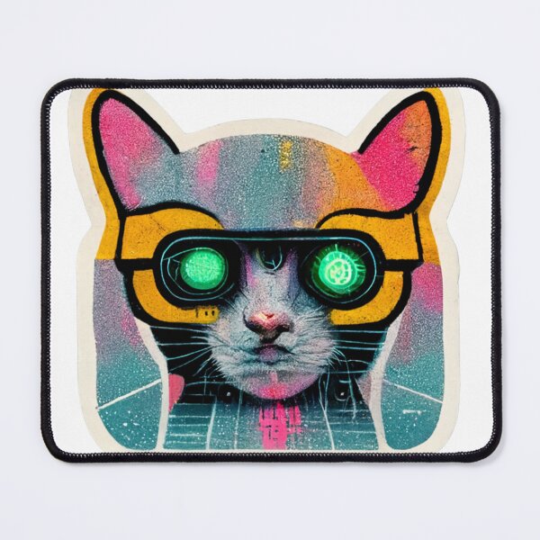 Item preview, Cypberpunk Cat Warrior V4 designed and sold by thelofidragon.