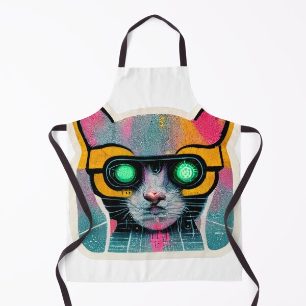 Item preview, Cypberpunk Cat Warrior V4 designed and sold by thelofidragon.