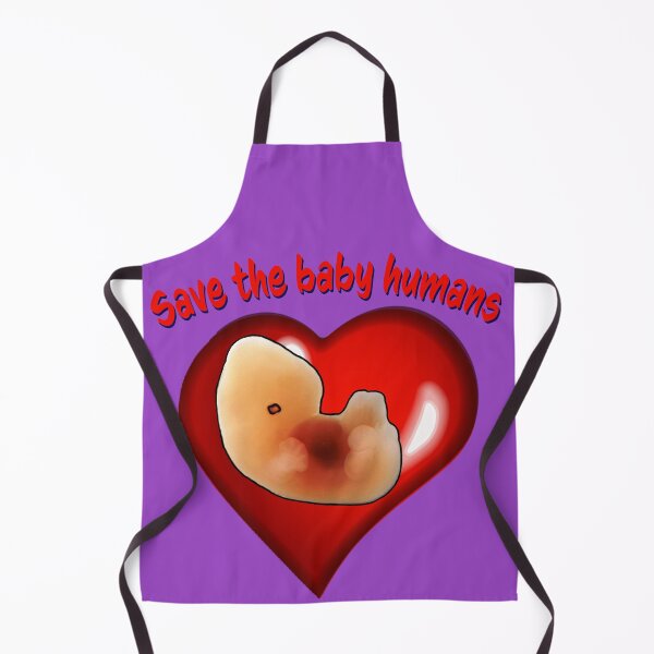 Item preview, Save the baby humans. Cute Embryo inside cartoon style heart designed and sold by Brasilia.