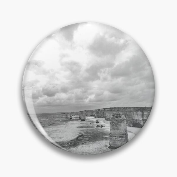 Item preview, Beautiful Black and White Seashore Photography - Cloudy Sky designed and sold by Tjokko-chan.