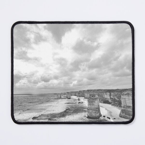 Item preview, Beautiful Black and White Seashore Photography - Cloudy Sky designed and sold by Tjokko-chan.