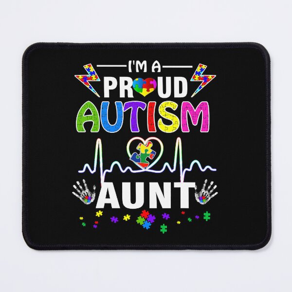 Item preview, I'm A Proud Autism Aunt Women Girls Heart designed and sold by HaaChris-Artis.