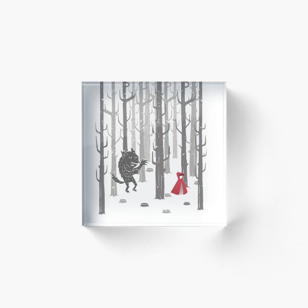 Beware of the Wolf Acrylic Block