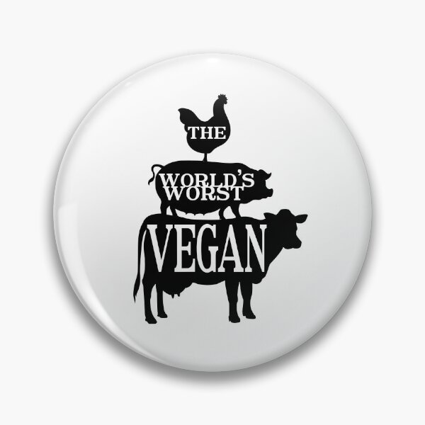 Item preview, World's Worst Vegan designed and sold by Healthy AF.