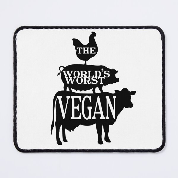 Item preview, World's Worst Vegan designed and sold by Healthy AF.