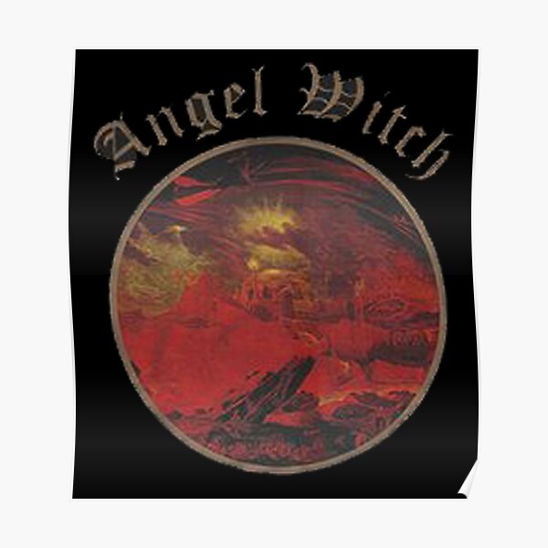 Tee-shirt Vintage Angel Witch - Concert, Unisexe, Taille XL, Blanc, Coton, Neuf Sans étiquette