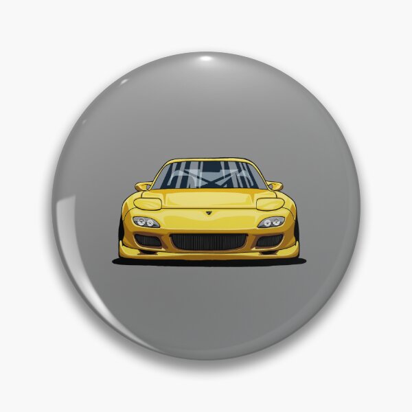 Item preview, Yellow RX-7 designed and sold by Cass Creations.