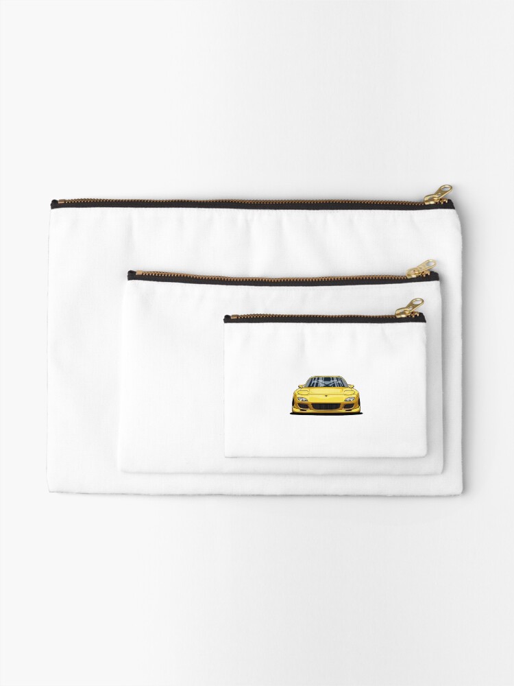 Thumbnail 2 of 4, Zipper Pouch, Yellow RX-7 designed and sold by CassLynn2.