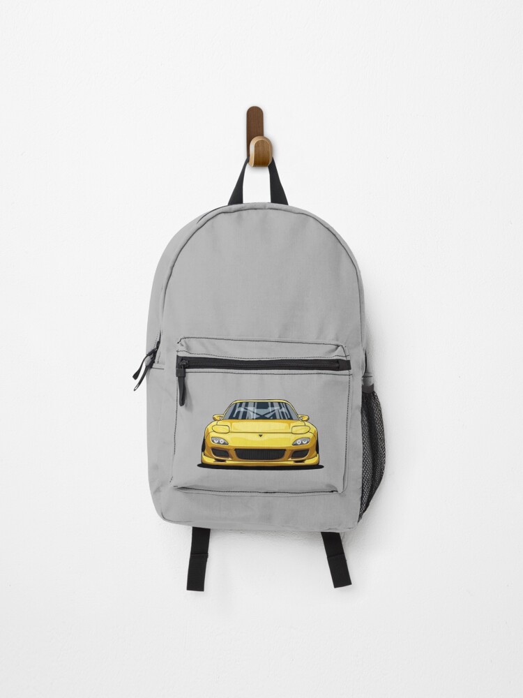 Thumbnail 1 of 3, Backpack, Yellow RX-7 designed and sold by CassLynn2.