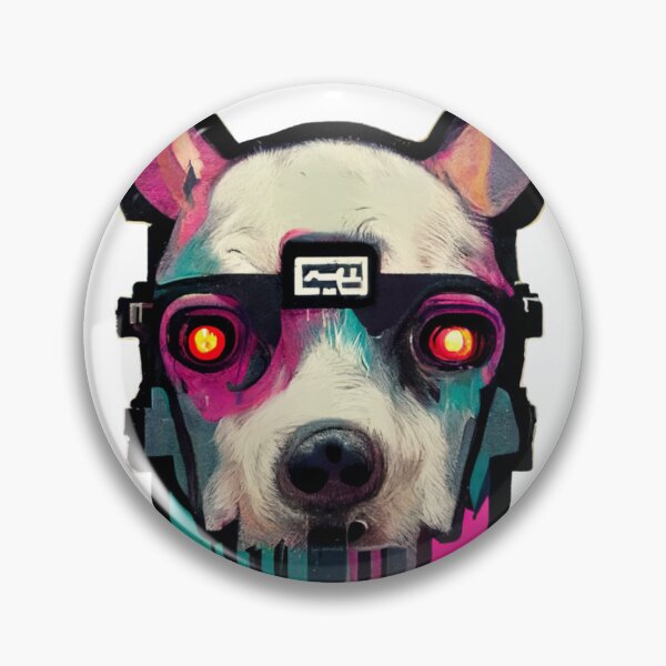 Item preview, The Cyberpunk Pup V2 designed and sold by thelofidragon.