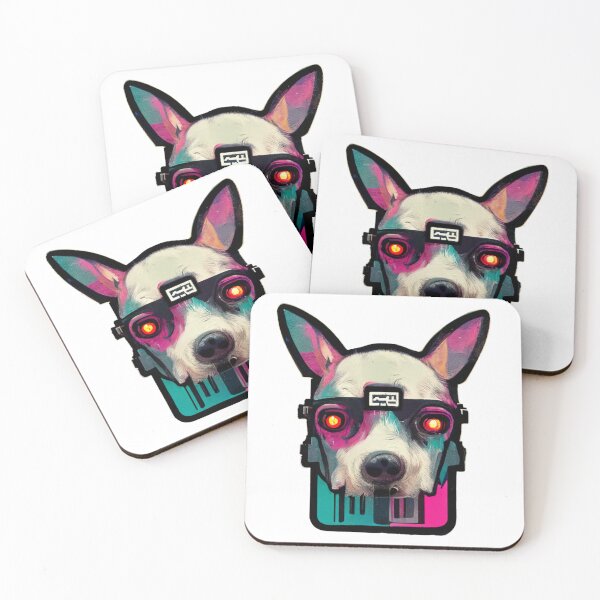 Item preview, The Cyberpunk Pup V2 designed and sold by thelofidragon.