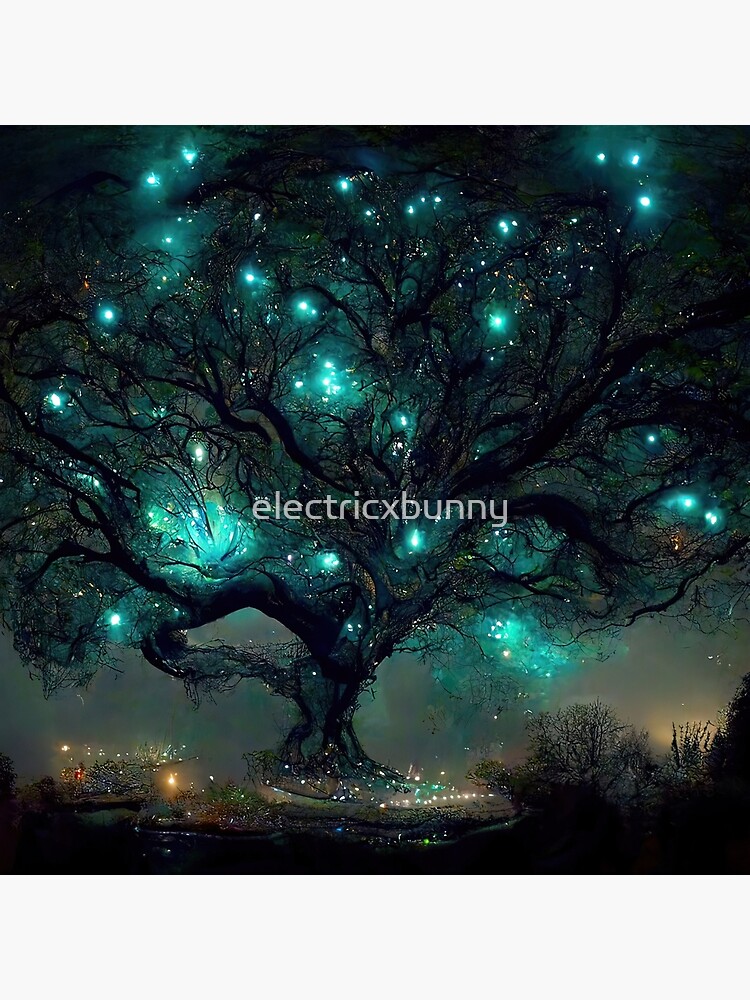 Thumbnail 2 of 2, Art Board Print, Fae Realm Tree of Hope designed and sold by electricxbunny.