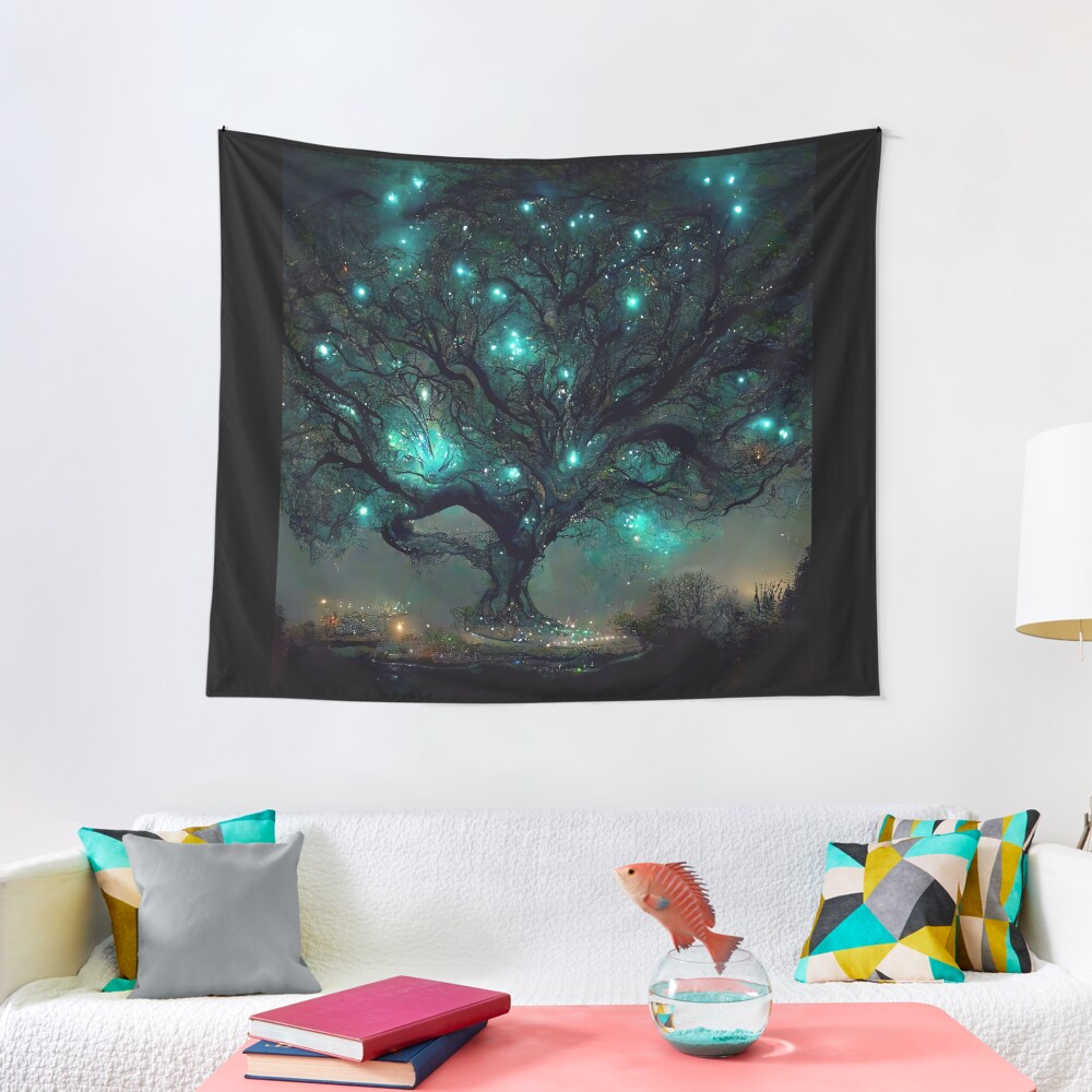 Fae Realm Tree of Hope Tapestry
