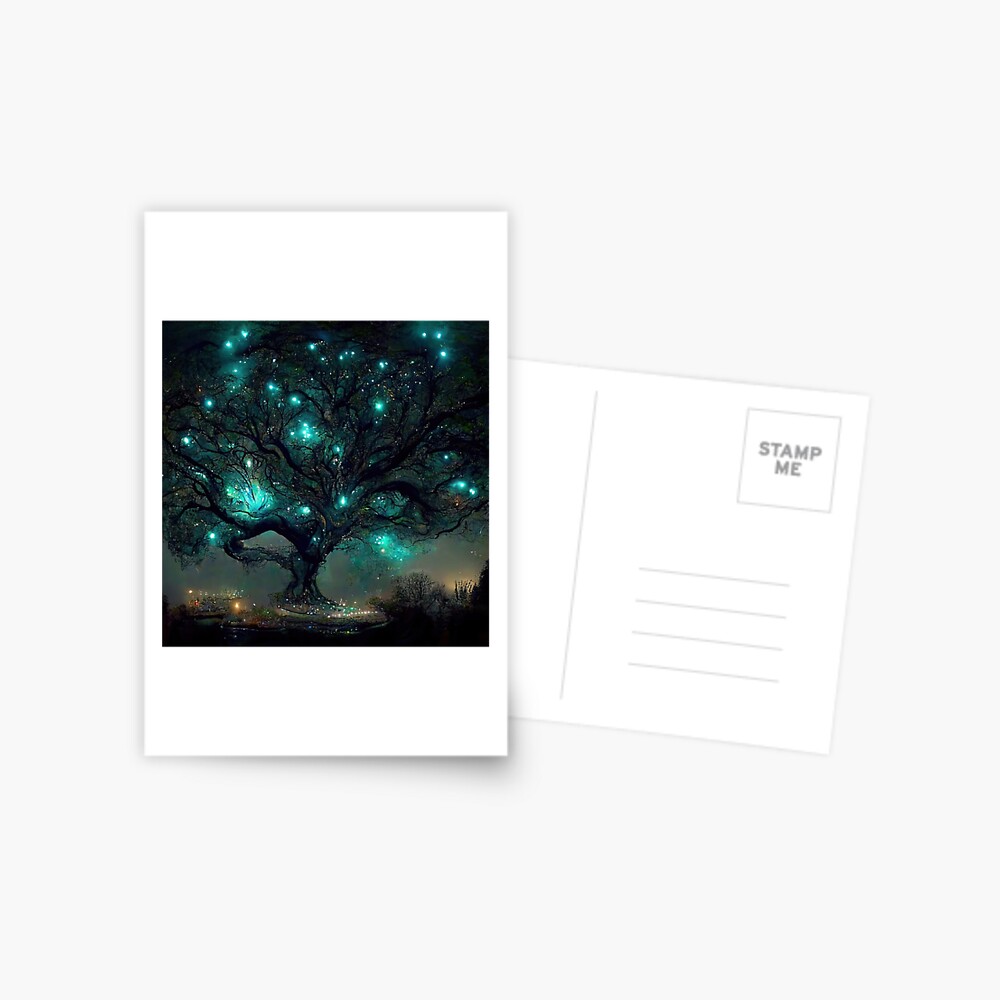 Fae Realm Tree of Hope Postcard