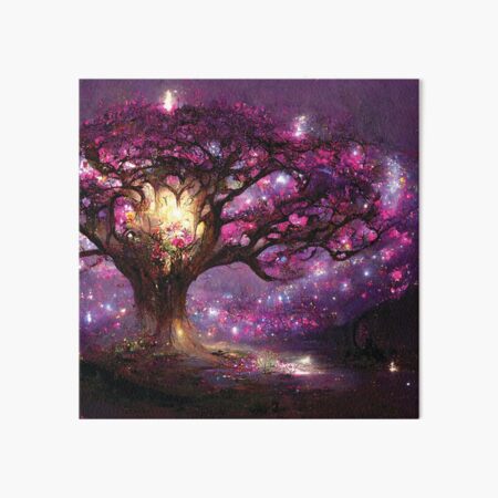 Fae Realm Tree of Life Art Board Print