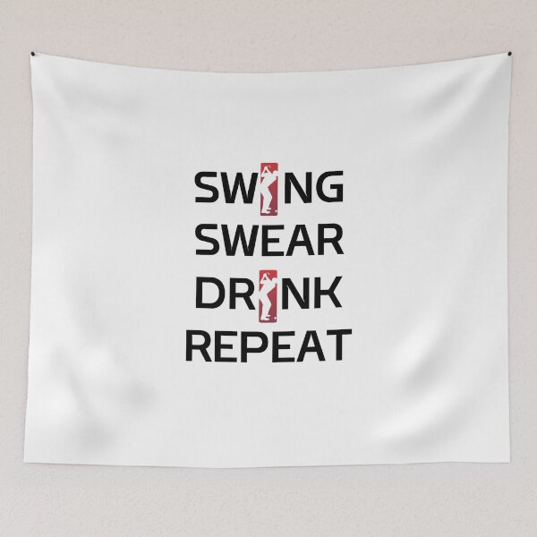Item preview, Swing Swear Drink Repeat designed and sold by ElHallabi.