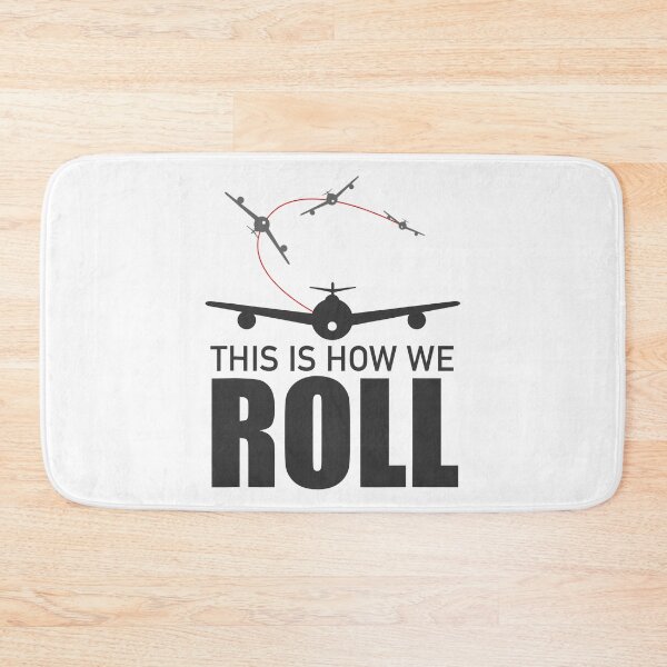 Item preview, This Is How We Roll Funny Flying Airplane Pilot designed and sold by adxota.