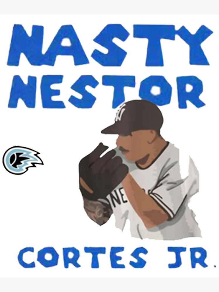 Nestor Cortes baseball Paper Poster Yankees 4 - Nestor Cortes - T-Shirt