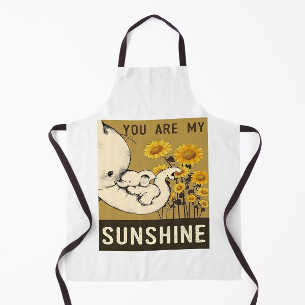 Item preview, Elephant Sunflower You Are My Sunshine Vintage Wall Art designed and sold by JakeGoodwin.