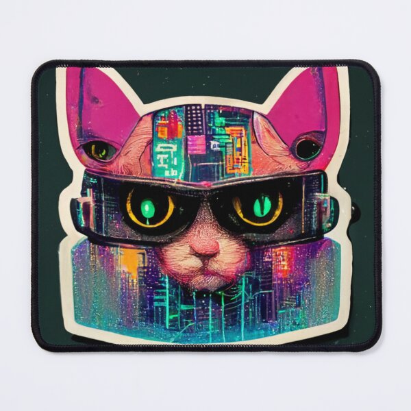 Item preview, Cypberpunk Cat Warrior V6 designed and sold by thelofidragon.