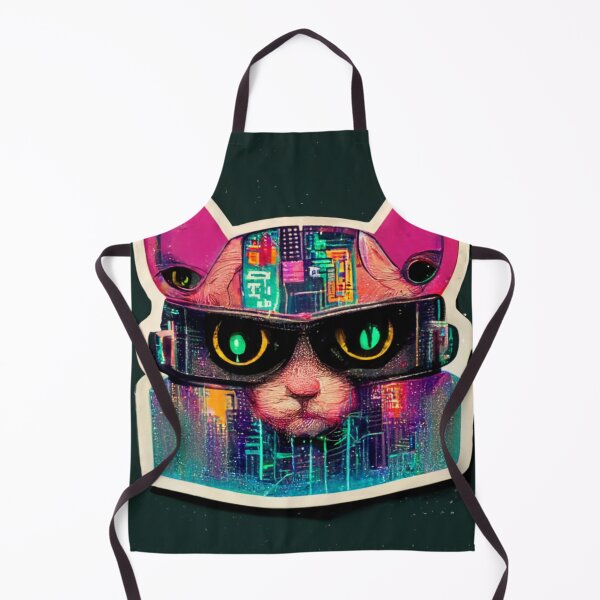 Item preview, Cypberpunk Cat Warrior V6 designed and sold by thelofidragon.