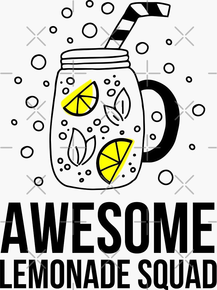 "Awesome Lemonade Squad For Lemonade Fun Lemon Juice Kids Drink
