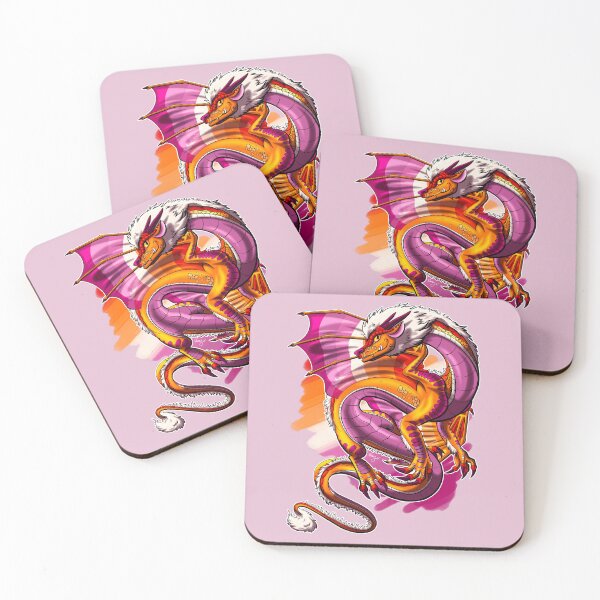 Item preview, Lesbian Pride Dragon designed and sold by Kimberly Holbrook Arts.