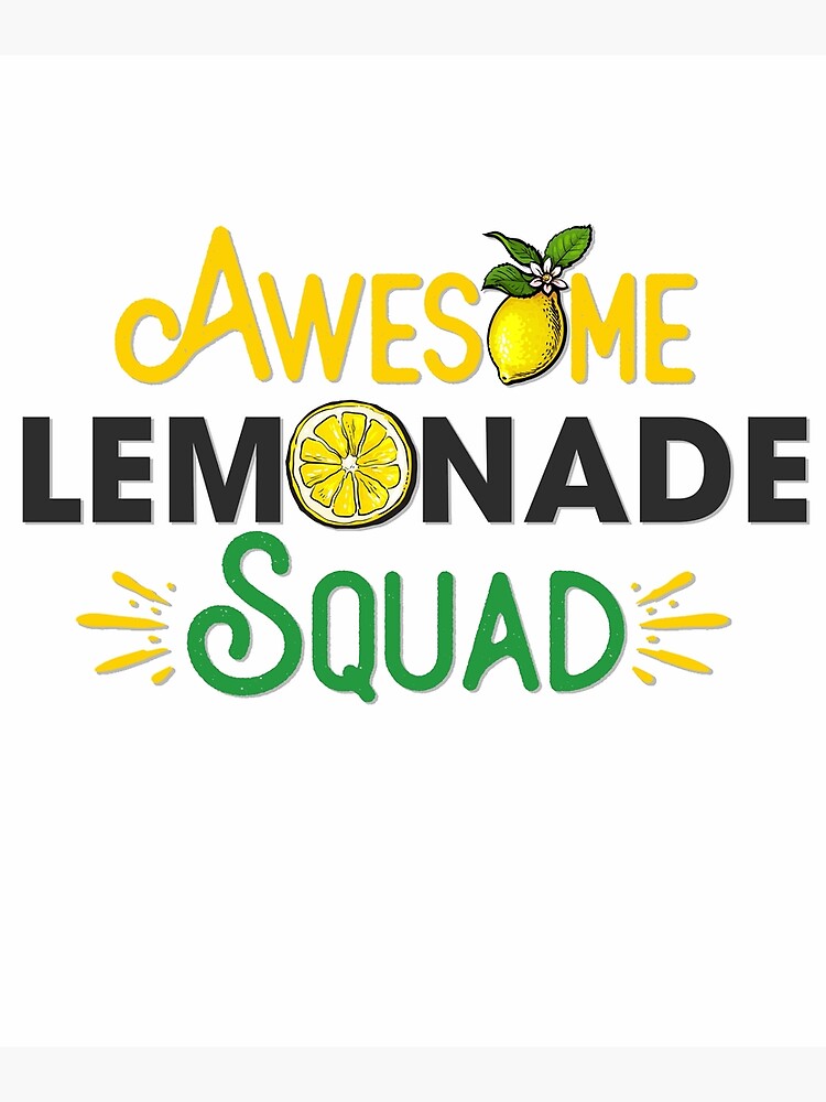 "Awesome Lemonade Squad Lemon Sunset for Lemonade Summer Fun Lemon