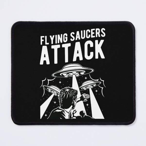 Item preview, Flying Saucers Attack Funny UFO designed and sold by adxota.